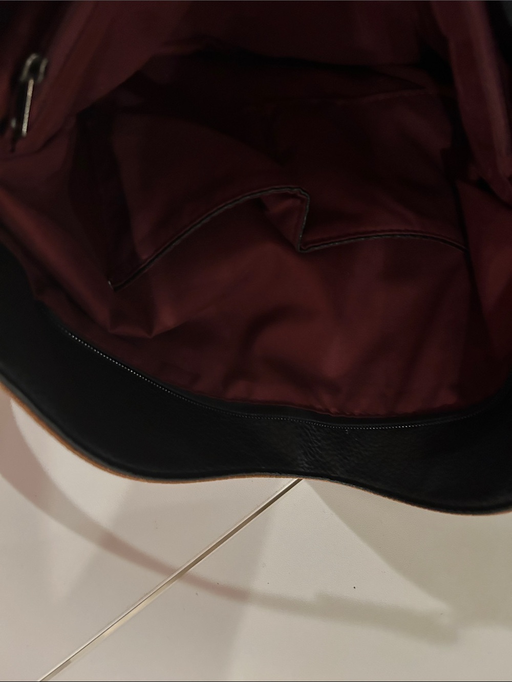Women’s Black Multi-Color Panel Shoulder Bag - Picture 8 of 10